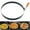 Black, variant on Stainless Steel Omelette Ring 8 In Round Egg Ring Mold Non-Stick Pancake Ring With Silicone Handle Griddle Cooking Baking Tool 1 Pack,egg baking mold