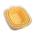 thumbnail image 3 of Colador de cocina de doble capa, resistente y duradero. Amarillo, 3 of 6