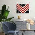 thumbnail image 2 of JEUXUS 4th of July Canvas Wall Art Stars and Stripes Independence Day Themed Giclee Canvas Prints Framed and Stretched Pictures Prints Artwork for Home Living Room Bedroom Kitchen Office  20x16inch, 2 of 6