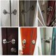 thumbnail image 5 of Ganchos para cabina, ganchos pequeños de acero inoxidable para ventanas, cerradura de puerta de acero inoxidable grueso, paquete de 2, 5 of 5