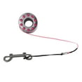 thumbnail image 1 of koolsoo 15m Scuba Diving Aluminum Alloy Spool Finger Reel with Steel Bolt Snap Hook Gray, 1 of 9