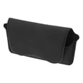 thumbnail image 1 of Estuche para Gafas de Sol del Coche Único Bargains Magnético Universal Soporte para Gafas de Visera de Coche Cuero Microfibra Negro 19x8.5cm 1 Pcs, 1 of 1
