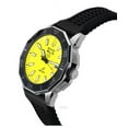 thumbnail image 3 of Bulova Marine Star Black Silicone Strap Yellow Dial Precisionist Quartz Diver's 200M 96B431 Men's Watch, 3 of 4