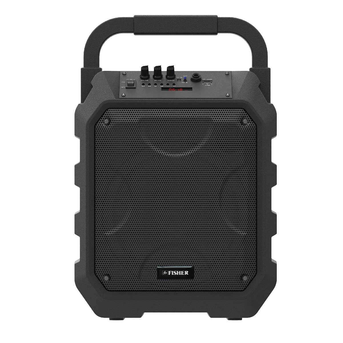 Fisher Portable Bluetooth Speaker, Black, FBX490K