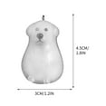 thumbnail image 3 of HengDidi Clear Acrylic Pet Keepsake Box with Cute Dog Pendant, Transparent Storage Organizer for Small Items or Mementos, Decorative Box for Pet Lovers, 3 of 5