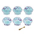 thumbnail image 1 of MasteelfCA 48PCS Mermaid Shape Paper Thanks Paper Tag for Party Birthday Party Gift Tags, 1 of 8
