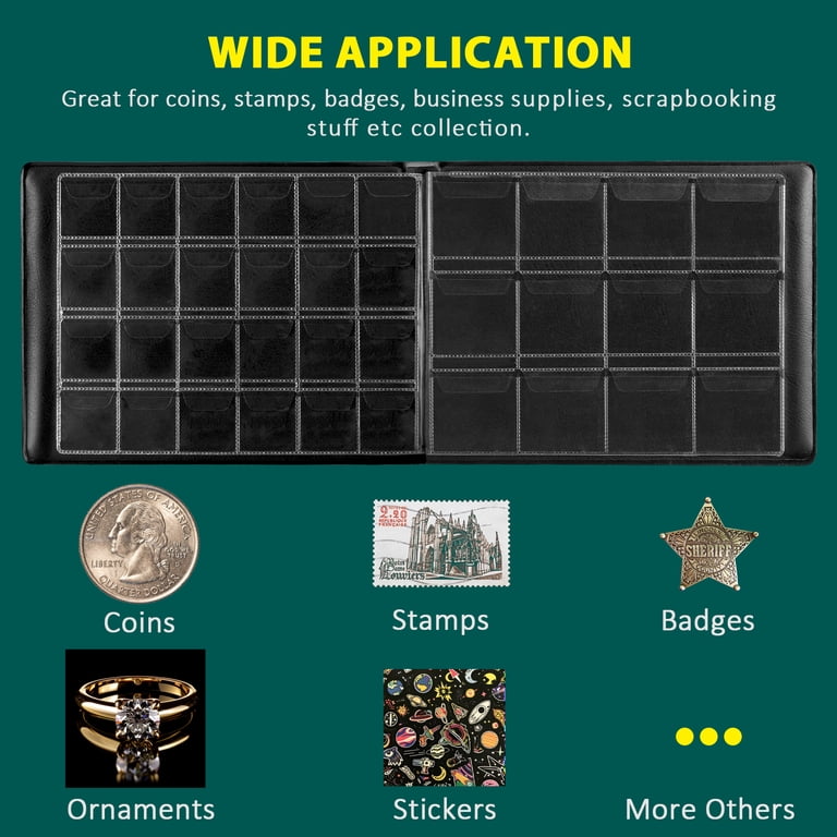 Arkeiliy Coin Holders For Collectors, Coins Storage Case With Foam Gasket And Pl