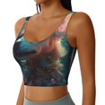 thumbnail image 2 of KLL Cute Flower Chihuahua Puppy for Workout Tank Tops for Women,U Back Fitness Top Built in Shelf Bras Padded Fit for Yoga Gym-Medium, 2 of 8