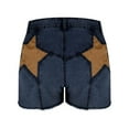 thumbnail image 6 of Byworldtasic No Boundarie Womens High Waist Slim Fit Jean Shorts Casual Streetwear Summer Denim Shorts with Button, 6 of 7