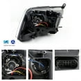 thumbnail image 2 of AKKON - For 09-18 Dodge Ram 1500 2500 3500 Upgrade Projector & Bar LED Black Housing Headlights With Light Bulbs Set, 2 of 7
