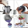 thumbnail image 1 of Soporte de Mecha BLESIY Olla Acero Inoxidable Conjunto 2 Macetas para Hacer Velas, 1 of 8