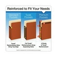 thumbnail image 7 of Heavy-Duty End Tab File Pockets 3.5" Expansion, Legal Size, Red Fiber, 10/Box, 7 of 7
