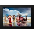 thumbnail image 2 of West, Ronald 18x13 Black Modern Framed Museum Art Print Titled - Dancing on the Beach, 2 of 5