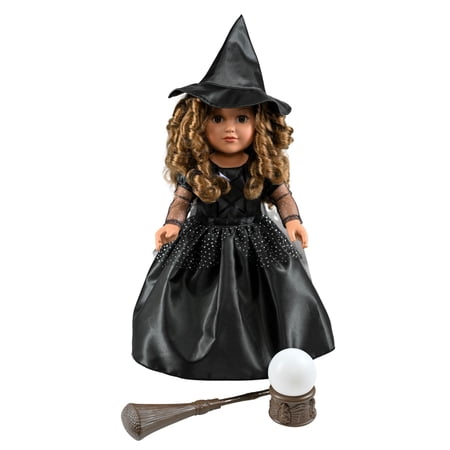 MY LIFE AS WIZARD OF OZ WICKED WITCH POSABLE 18-INCH DOLL, LIGHT BROWN HAIR, BROWN EYES