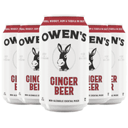 Owen’s Craft Mixers Ginger Beer HandA with Premium Ingredients Vegan & Gluten-Free Soda Mocktail and Cocktail Mixer