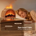 thumbnail image 2 of Diffuserlove Fireplace Essential Oil Diffuser Flame Aromatherapy Scent Diffuser Oil Machine Cool Mist Humidifier Colorful Fake Fire Difusor Air Diffusers for Home Room Desk Bedroom, 2 of 9