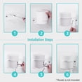 thumbnail image 2 of Nieyigj Wall Mount Router Holder Bracket Stand Compatible with TP-Link Deco X20 Deco X60, Transparent Acrylic Space-Saving Electronic Mount for Home Office Living Room Bedroom (1 Pack/6.1x4.5in), 2 of 9
