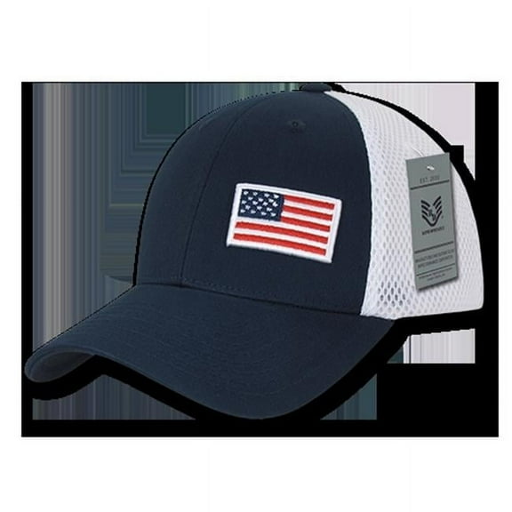 Aero Foam Flex Caps, USA, Navy