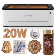LaserPecker LX2 All-in-One Desktop Laser Engraver Cutter, 20W, 19.7 x 12 Working Area, 1000mm/s High-Speed