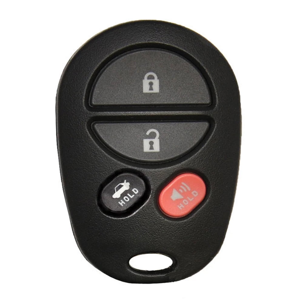 Replacement for original Toyota remote with FCC ID GQ43VT20T 4-Button Keyless Entry Remote