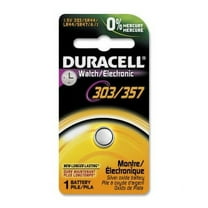 Duracell Silver Oxide Battery 1.5 Volt 303/357/76, 1 Each