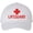 White With Red Lifeguard, variant on Lifeguard Uniform Dad Hat | Lifeguard Cross Cap Beach Rescue Pool Swimming Watch Safety Embroidered Unstructured Dad Cap (WhiteWithRedLifeguard)