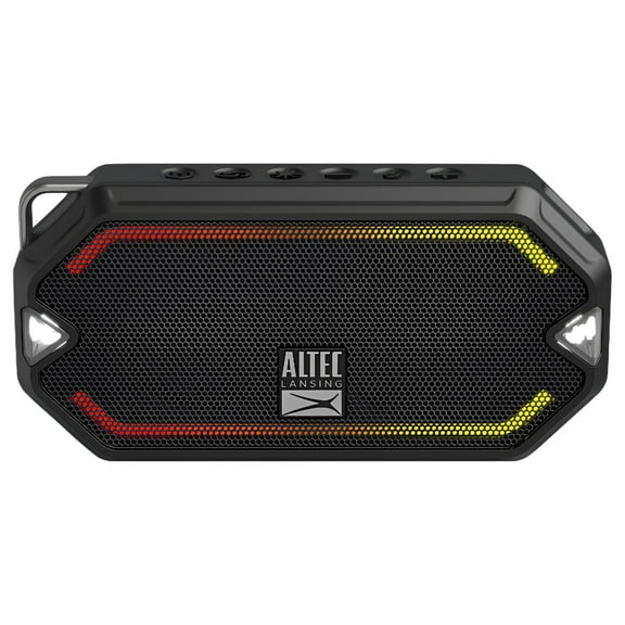 Altec Lansing HydraMini Everythingproof Wireless Portable Bluetooth Speaker, Black, IMW1000-BLK