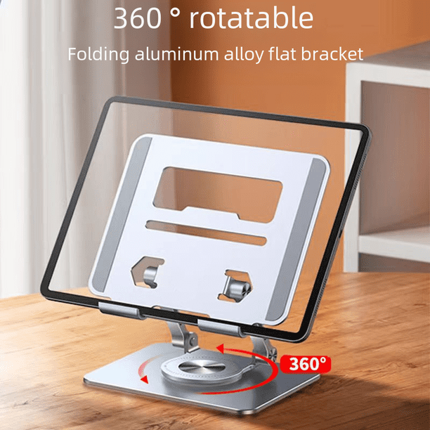 Soporte para tableta con rotación de 360 grados, soporte para comer pollo, aprendizaje especial en línea, pintura, adecuado para iPad, estante de escritorio