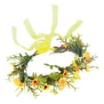 thumbnail image 7 of MRLESS Sunflower Headband Ribbon Floral Hairpiece Elegant Bridal Accessory, 7 of 7