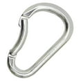 thumbnail image 2 of Aluminum Carabiner with Bent Gate - Wide Opening 32mm - Italian Made - Kayak Paddle Clip, Climbing, Hiking, Camping, Gear Connector - CE EN 12275, UIAA Certified, 2 of 2
