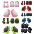 thumbnail image 4 of 6Pcs Curved Design PE Foam Child Protective Pads Set Drop-resistant Wrist Support Guard Elbow Knee Pads Set for Skateboarding, 4 of 8