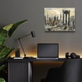 thumbnail image 6 of Epic Art 'Brooklyn Bridge Gray and Gold' by Silvia Vassileva, Acrylic Glass Wall Art, 16"x12", 6 of 8