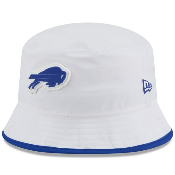 Men's New Era  White Buffalo Bills 2025 NFL Training Camp Stretch Bucket Hat