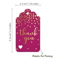 thumbnail image 5 of Inkdotpot Gold Foil Paper Hang Tags ThankYou Bridal Shower-Baby Shower-Retirement-Wedding-Birthday Favor Tags 50 Pack, 5 of 6