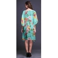 thumbnail image 4 of Bimba Kaftan Court de Plage pour Femmes en Aquarelle, Tenue de Plage, Couvre-Maillot de Bikini, Robe Midi - TG-3X, 4 of 5