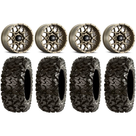 ITP Hurricane 14 Wheels Bronze 30 Rip Saw Tires Kawasaki Mule Pro FXT ITP Hurricane 14 Wheels Bronze 30 Rip Saw Tires Kawasaki Mule Pro FXT