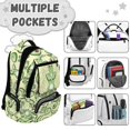 thumbnail image 7 of Pzuqiu Cute Frog Print Kids School Backpack 17 Inch Breathable Padded Shoulder Bags with Multiple Pockets Ultra Soft Lightweight Daypack for Teen Boys Girls School Travel, 7 of 7