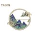 thumbnail image 1 of Brooch Pin for Women Classic Mountain River Pin Hollow Rhinestone Elegant Badge Lapel Pin for Bags Shirts Backpacks Versatile Accessory Perfect Gift, 1 of 5
