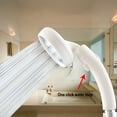 thumbnail image 2 of 1pc, RV Rotary Shower Head With On/Off Switch, Large Panel High Pressure Handheld Shower Head, Bathroom Accessories, 2 of 4