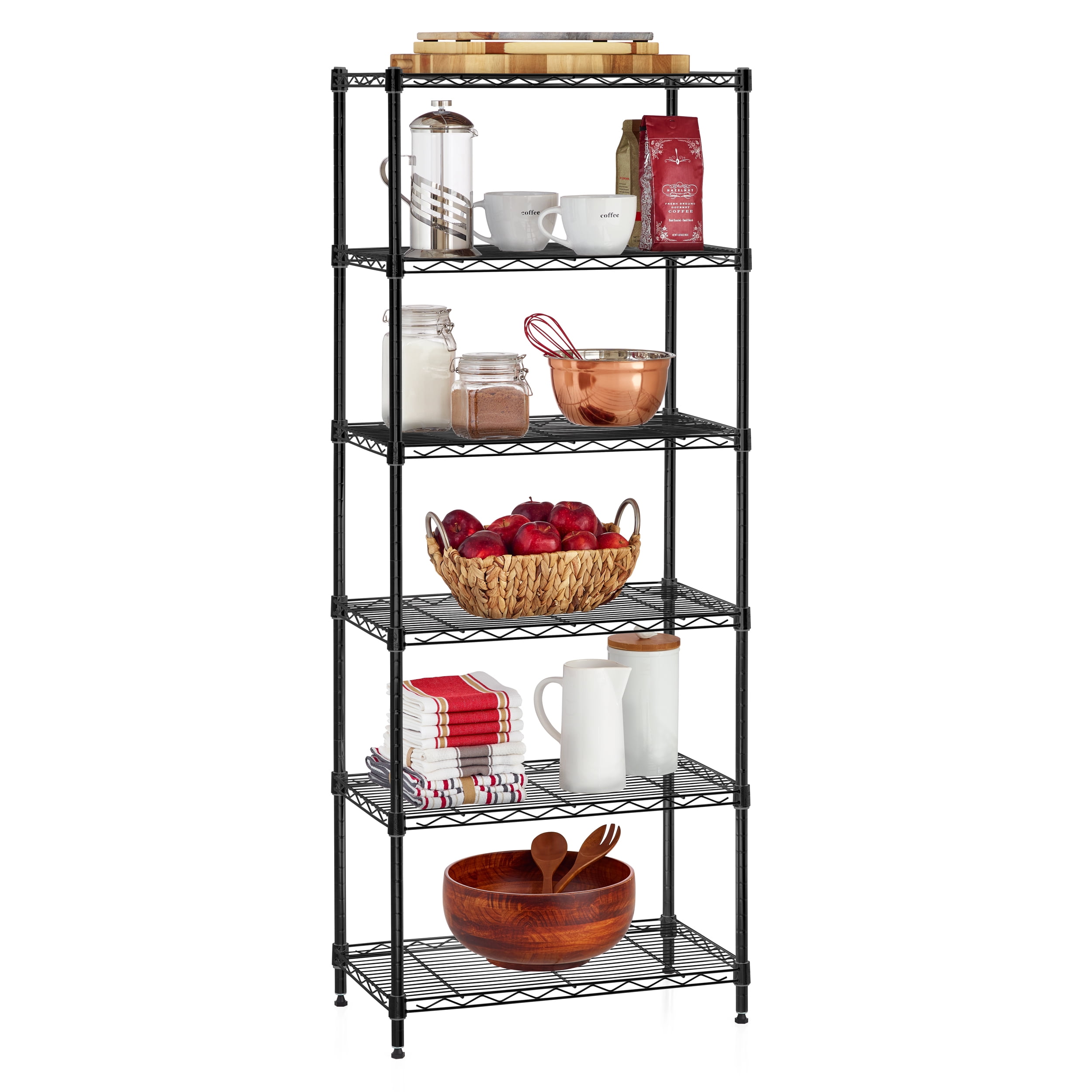 Details about   Devo 6-Shelf Adjustable Height Storage Shelf Standing Organizer Shelf B s a e 59 