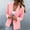 Pink, variant on Blazer Jackets for Women Women Casual Solid Single Button Lapel Long Sleeve Slim Suit Temperament Blazers Coat for Ladies