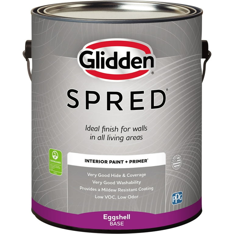 Glidden Spred Georgian Leather / Orange Eggshell Interior Paint