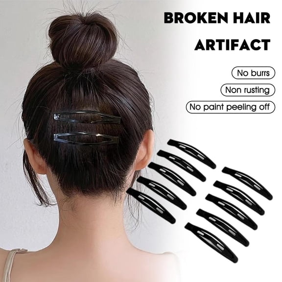 Large alloy hair clips, 3-inch black metal hair claw clips for women, 12-pack high-quality fashion hair accessories for thick hair, secure hold & versatile styling