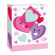 Unique Industries Assorted Colors Heart Valentine's Day Gift Bags