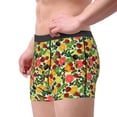 thumbnail image 2 of Pofeuu Berries And Citrus Print Men’s Boxer Briefs, Moisture-Wicking Underwear, Regular,Trunk-Large, 2 of 5