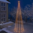 thumbnail image 2 of Árbol Cono Navideño vidaXL Blanco Cálido 732 LEDs 160x500 cm, 2 of 8
