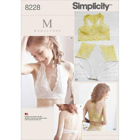 

Simplicity Madalynne Bra & Panty Pattern 1 Each