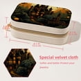 thumbnail image 5 of Halloween Castle Velvet Portable Jewelry Organizer Box with Removable Compartment - Gift and Jewelry Display, 5 of 7