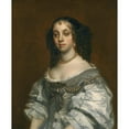 thumbnail image 3 of Workshop of Sir Peter Lely 20x24 Black Modern Framed Museum Art Print Titled - Portrait of Queen Catherine of Braganza (1638-1705), 3 of 5