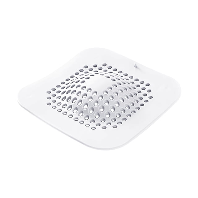 Shower Drain Catcher,Bath Stopper Cover with Suction Base,Universal Fit for Bathtub,Kitchen Sink,Easy Installation,Anti-Blockage Solution,PENDANE,White